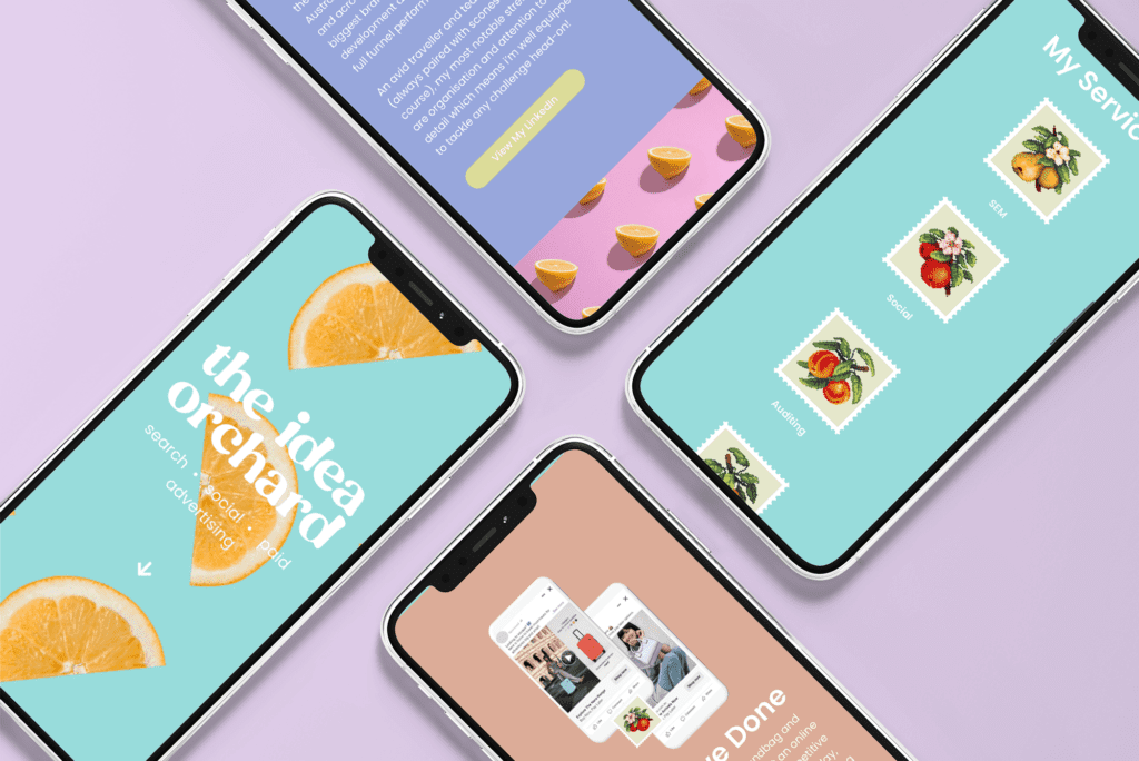 The idea orchard mobile website